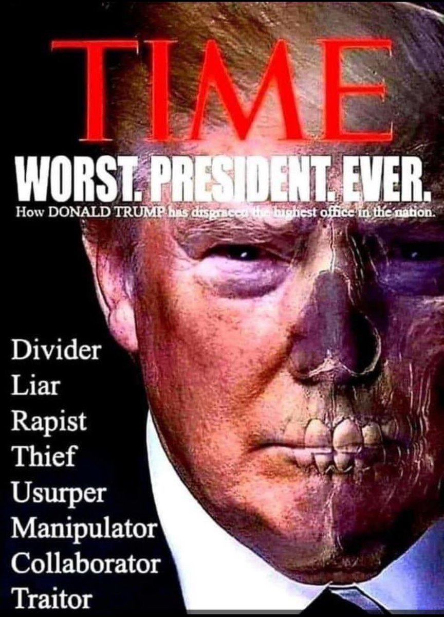 IfSixWere9's tweet photo. @realDonaldTrump Not according to TimeMagazine Donny boy. https://t.co/Wl41ugPrQn