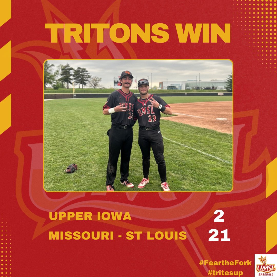 UMSL Baseball (@umslbsb) on Twitter photo π± Tritons take the series! π± π± Tritons take the series! π±