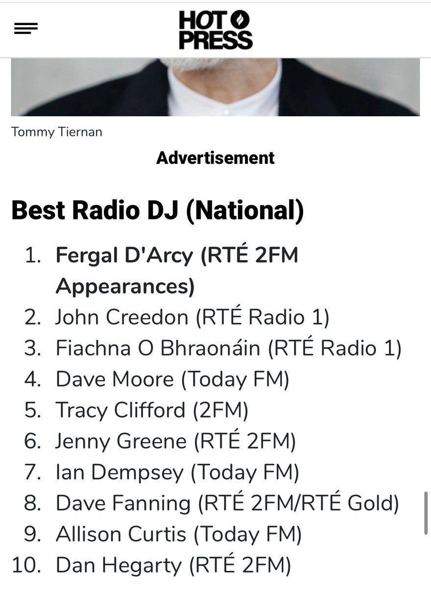 Fergal D'Arcy (@fergdarcy) on Twitter photo GOOD FRIDAY …. GREAT FRIDAY AS @lauralolslots WOULD SAY ❤️❤️❤️🎶🎶🎶 Thank you all so much for voting. It’s such a privilege and honour to have been voted your No.1 Radio DJ in the #hotties2025 thanks to all the @hotpressmagazine readers❤️❤️❤️ GOOD FRIDAY …. GREAT FRIDAY AS @lauralolslots WOULD SAY ❤️❤️❤️🎶🎶🎶 Thank you all so much for voting. It’s such a privilege and honour to have been voted your No.1 Radio DJ in the #hotties2025 thanks to all the @hotpressmagazine readers❤️❤️❤️