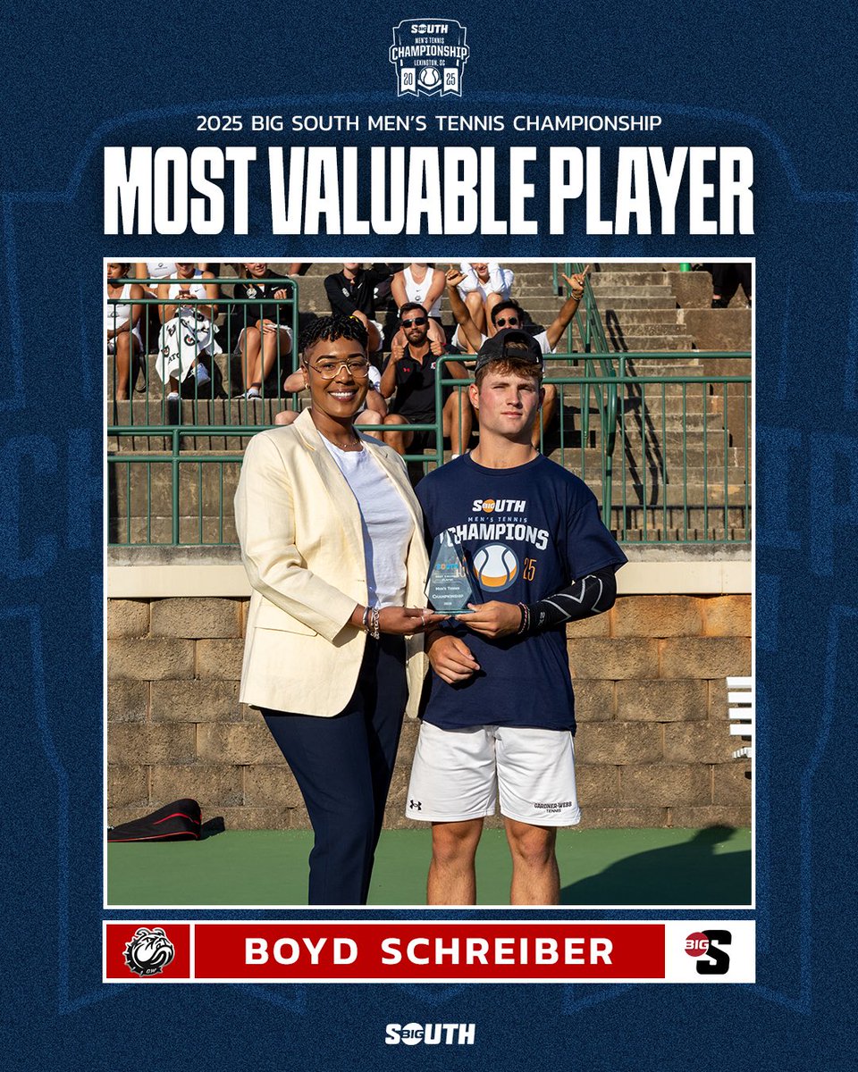 MOST VALUABLE PLAYER ⭐️💪

Boyd Schreiber // <a href="/GWUMTEN/">Gardner-Webb Men's Tennis</a>