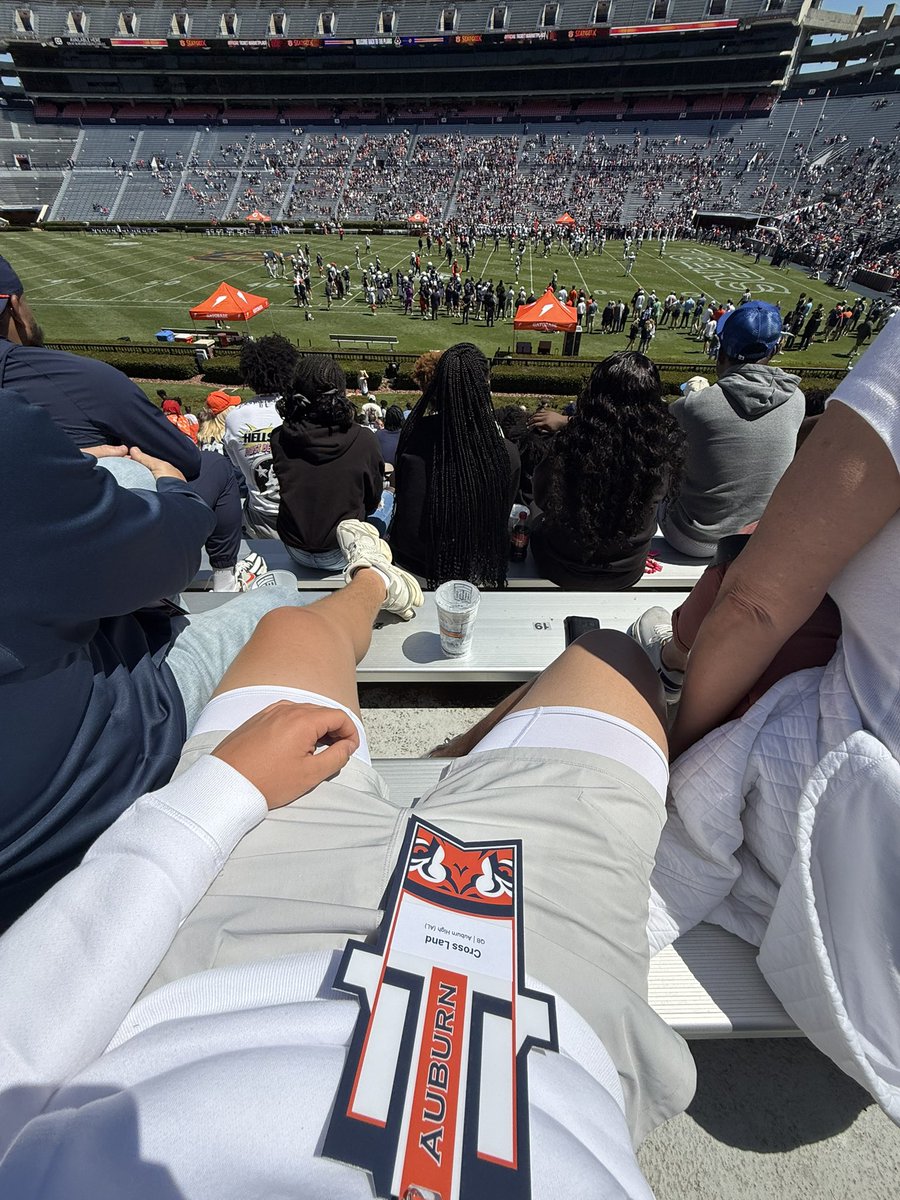 Cross Land † (@cross_land_5) on Twitter photo Always great being at <a href="/AuburnMade/">Auburn FB Recruiting</a>! Look forward to being at camp in June!Thanks <a href="/CoachJesseStone/">Jesse Stone</a> and <a href="/byron_devinner/">Byron De'Vinner</a>. #springgame
<a href="/keithetheredge1/">keith etheredge</a> <a href="/AHSALFBRECRUIT/">Auburn High School Football Recruiting</a> <a href="/AuburnHighFB/">Auburn High Football</a> <a href="/Coach_Cheaney/">Chase Cheaney</a> <a href="/CoachWagnon/">Will Wagnon</a> <a href="/QBC_Atlanta/">QB Country Atlanta</a> <a href="/QBCountry/">QB Country</a> <a href="/rvfc10/">ronveal</a> <a href="/CClemente247/">Christian Clemente</a> <a href="/Stumpf_Brian/">Brian Stumpf</a> <a href="/Elite11/">Elite11</a> Always great being at <a href="/AuburnMade/">Auburn FB Recruiting</a>! Look forward to being at camp in June!Thanks <a href="/CoachJesseStone/">Jesse Stone</a> and <a href="/byron_devinner/">Byron De'Vinner</a>. #springgame
<a href="/keithetheredge1/">keith etheredge</a> <a href="/AHSALFBRECRUIT/">Auburn High School Football Recruiting</a> <a href="/AuburnHighFB/">Auburn High Football</a> <a href="/Coach_Cheaney/">Chase Cheaney</a> <a href="/CoachWagnon/">Will Wagnon</a> <a href="/QBC_Atlanta/">QB Country Atlanta</a> <a href="/QBCountry/">QB Country</a> <a href="/rvfc10/">ronveal</a> <a href="/CClemente247/">Christian Clemente</a> <a href="/Stumpf_Brian/">Brian Stumpf</a> <a href="/Elite11/">Elite11</a>