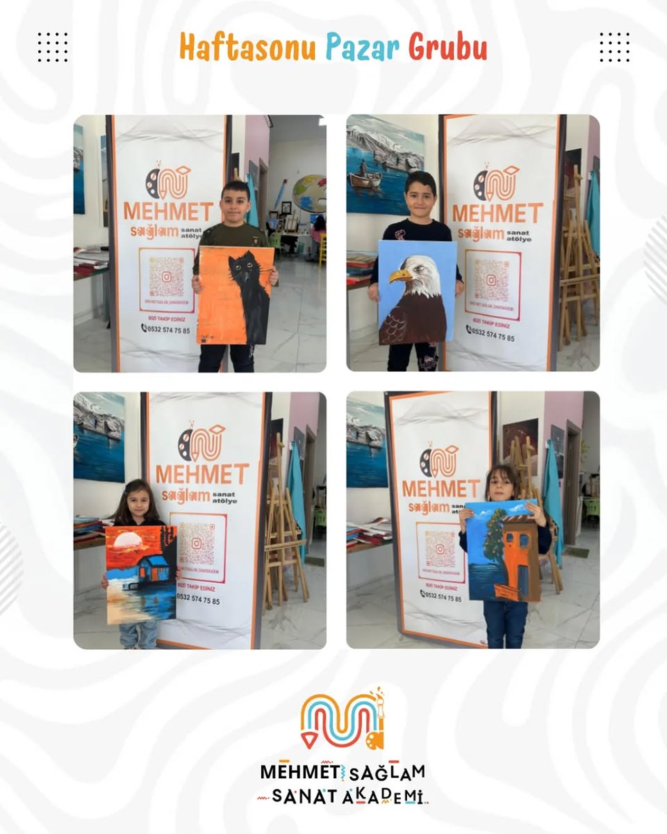 Haftasonu Pazar Grubumuzdan Kareler 🎨🖌️