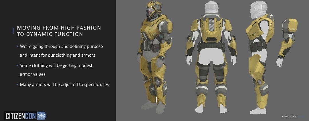 I love good looking armor, but armor with functions/specific uses? Awesome!

#StarCitizen