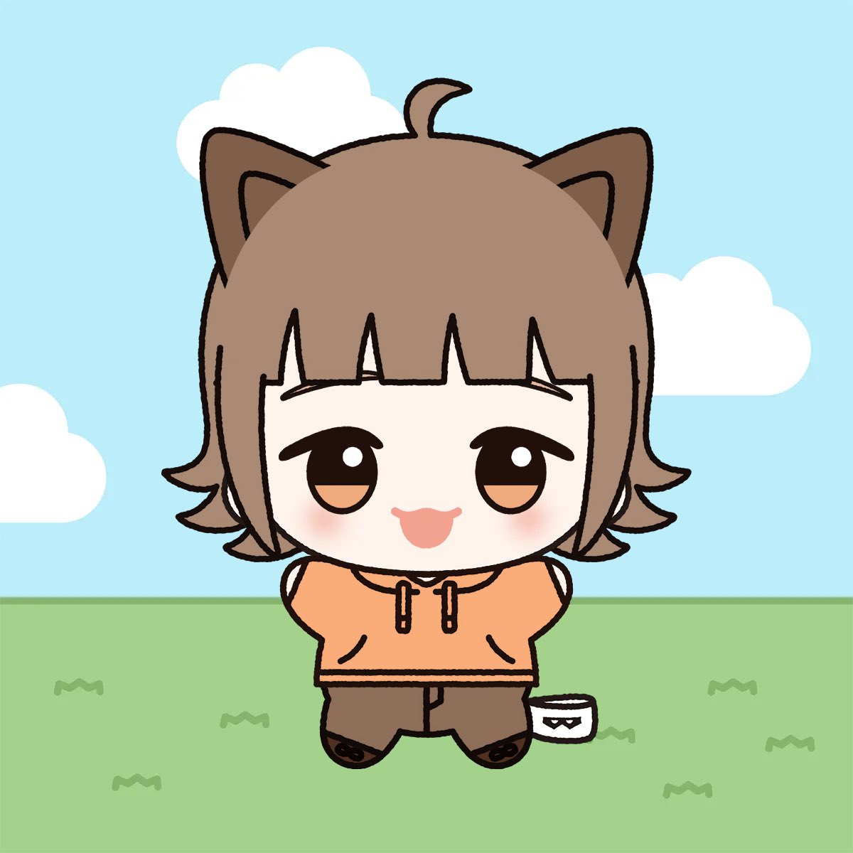 「自分だけの #ちびぐるみ を作ってみたよ!みんなも #ちびぐるみメーカー で、オ」|のんたおのイラスト