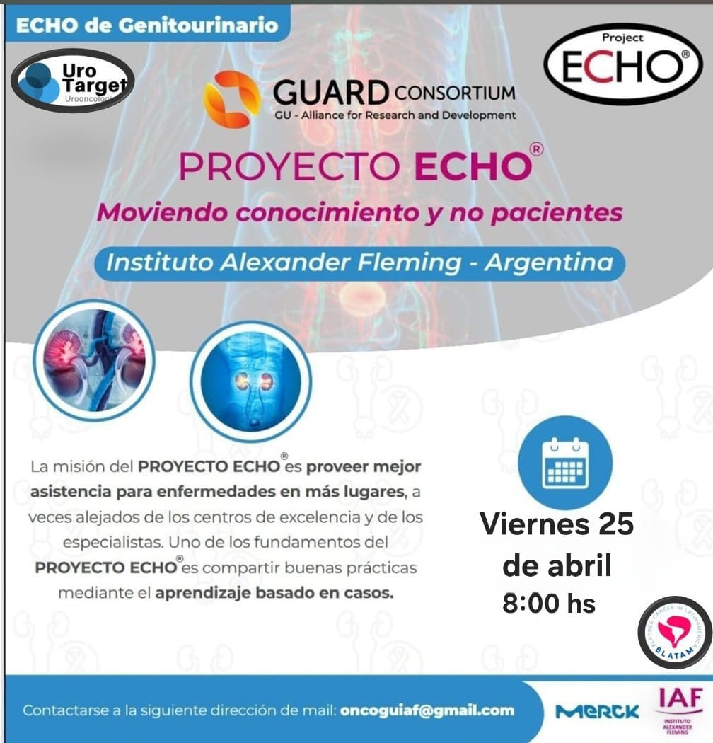 Martín Angel (@martin_angelmd) on Twitter photo 💻 ¡Vuelve <a href="/ProjectECHO/">Project ECHO</a> de Genitourinario!
📍 <a href="/IAF_Fleming/">Instituto Alexander Fleming</a> virtual: iecho.org/home
📅 Viernes 25 de abril
🕗 8:00 hs
🌐 Moviendo conocimiento 🧠y no pacientes
👨⚕️👩⚕️
📩 Más info: oncoguiaf@gmail.com
#UroOncología #SaludDigital #GUonc #AprendizajeColaborativo 💻 ¡Vuelve <a href="/ProjectECHO/">Project ECHO</a> de Genitourinario!
📍 <a href="/IAF_Fleming/">Instituto Alexander Fleming</a> virtual: iecho.org/home
📅 Viernes 25 de abril
🕗 8:00 hs
🌐 Moviendo conocimiento 🧠y no pacientes
👨⚕️👩⚕️
📩 Más info: oncoguiaf@gmail.com
#UroOncología #SaludDigital #GUonc #AprendizajeColaborativo