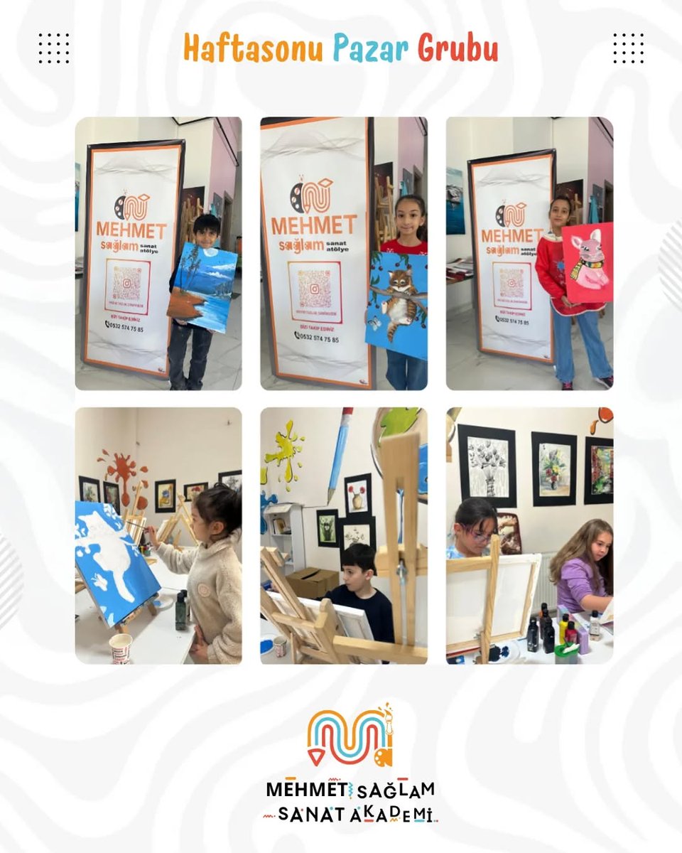 Haftasonu Pazar Grubumuzdan Kareler 🎨🖌️