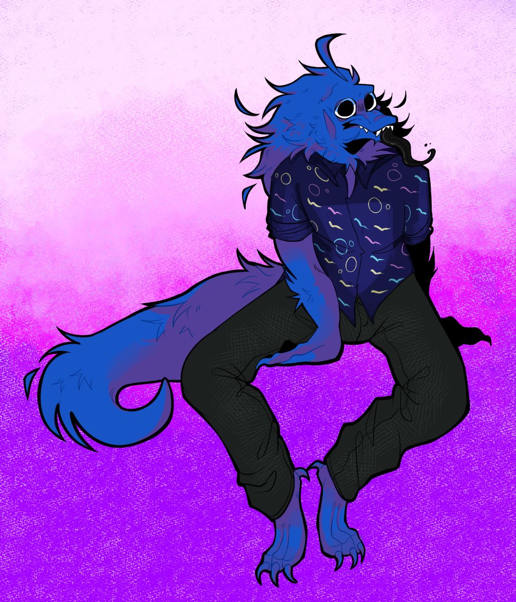 kibblethe4th's tweet image. Worm 
Art by my epic cool artist friend 
@/cynocephalid