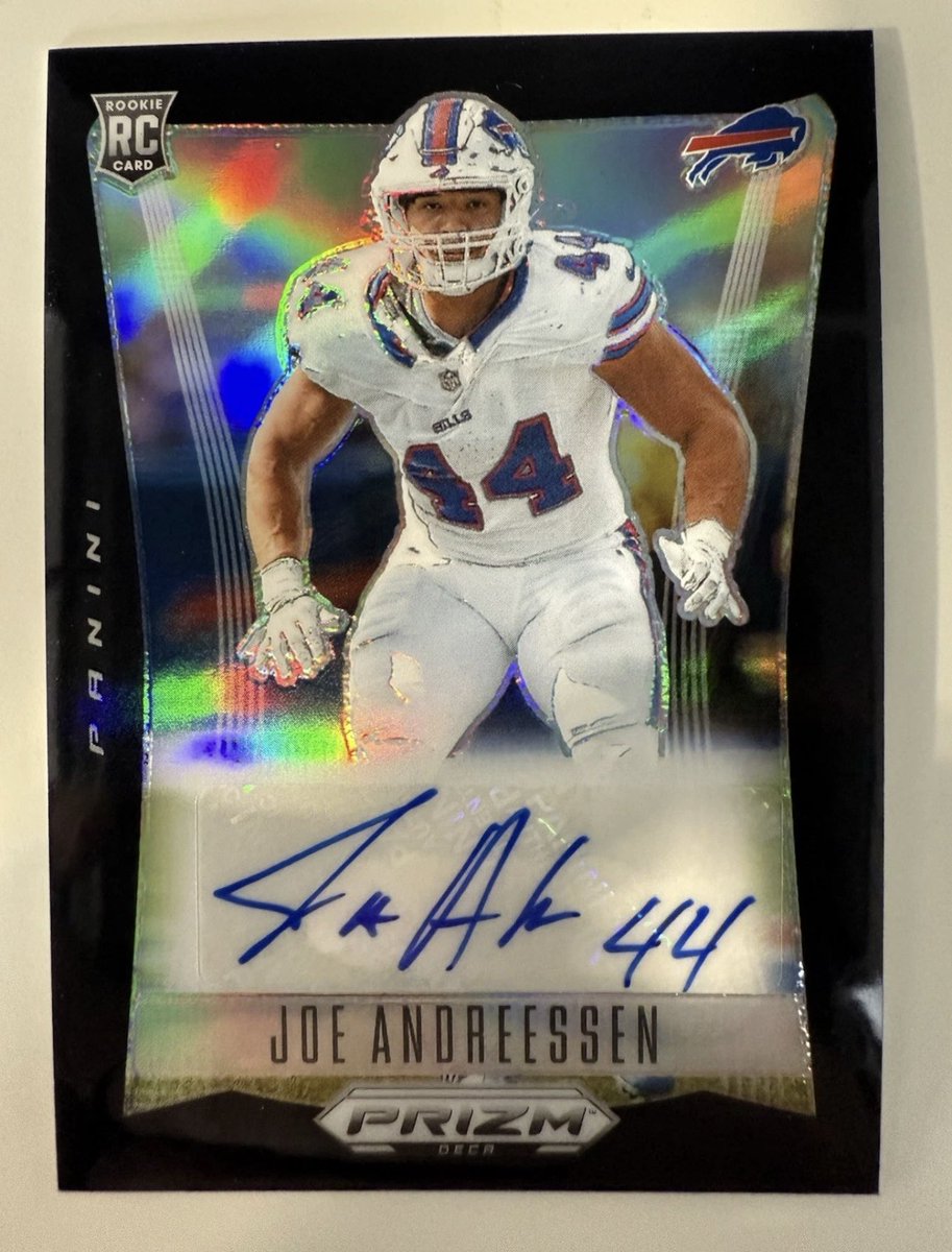 MEGACARDINVESTOR (@altpepeeeeeee) on Twitter photo Alright Bills Mafia and X, <a href="/JoeAndreessen/">Joe Andreessen</a> is seeking his first 1/1 from Deca Prizm 2024! The card sold a week ago and it would mean a great deal if we could locate it and unite him with his first ever 1/1 deca finite! Let’s retweet and locate the card! 🙏🙏🙏 Go Bills!!! Alright Bills Mafia and X, <a href="/JoeAndreessen/">Joe Andreessen</a> is seeking his first 1/1 from Deca Prizm 2024! The card sold a week ago and it would mean a great deal if we could locate it and unite him with his first ever 1/1 deca finite! Let’s retweet and locate the card! 🙏🙏🙏 Go Bills!!!