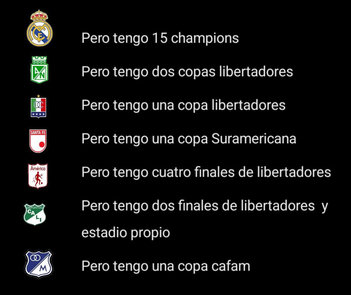 ElGolGarracol's tweet photo. Frases de equipos cuando pierden https://t.co/P7cw1xEeai