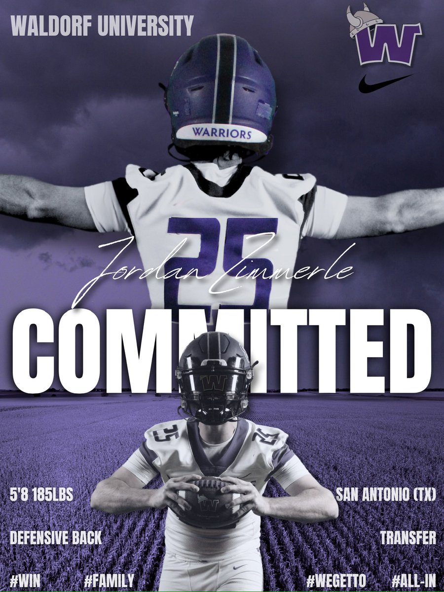 I am BLESSED to say I am COMMITTED to <a href="/wu_football/">Waldorf Football</a> ‼️ #ALLGLORYTOGOD Thank you for the opportunity! @CoachChapaWUDB <a href="/Jalil_Johnson21/">Jalil Johnson</a> @eatyohartout