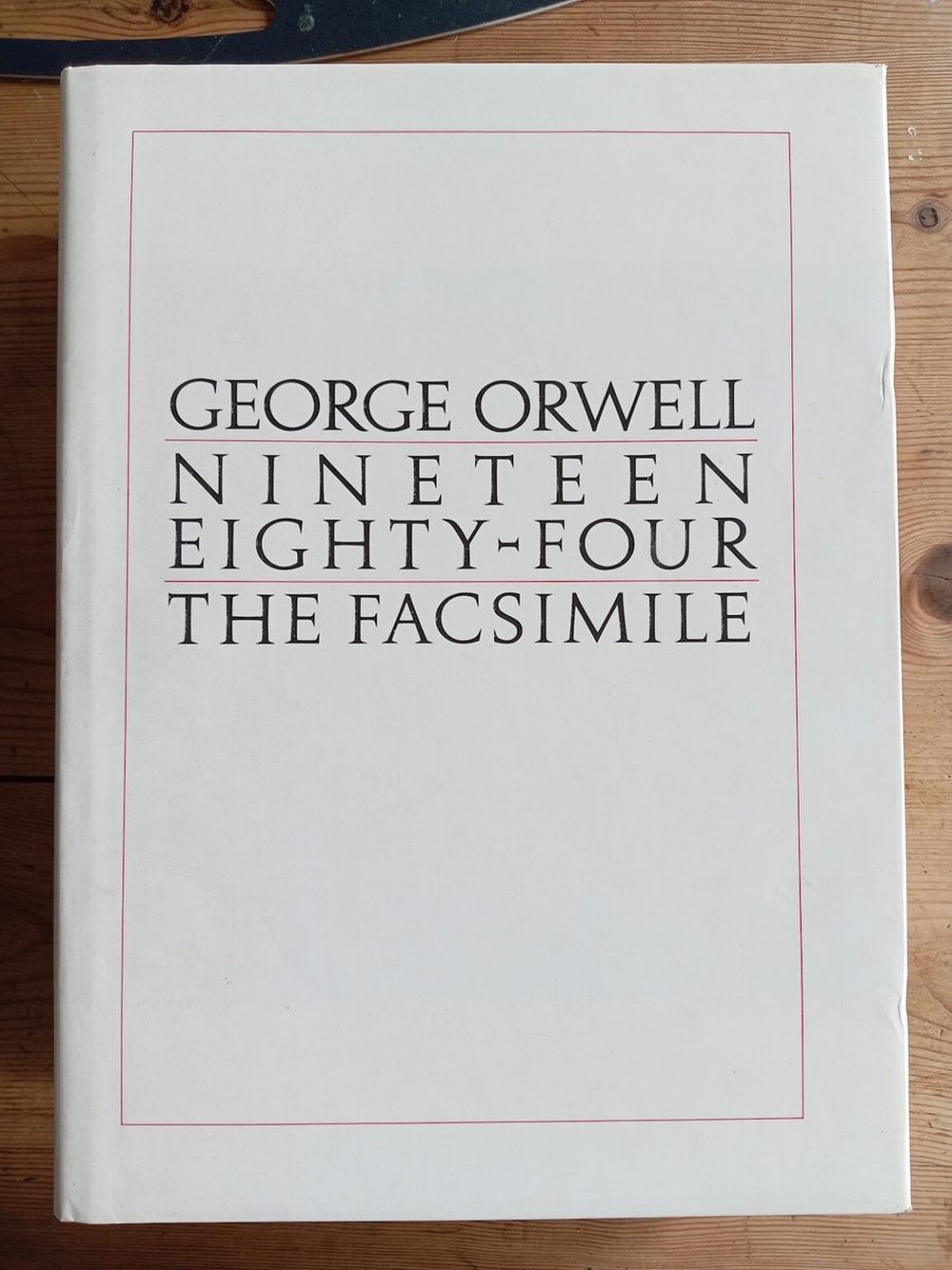 BorderBookshop's tweet image. Found a stunning *1984* manuscript facsimile! 📜 Dive into Orwell’s mind &amp;amp; grab version on Amazon (sigh, if you must) #Orwell #VintageBooks #BookCollectors A brief Look at the Original Nineteen Eighty-Four Manuscript… video to come… borderbooks.co.uk/index.php/2025…
