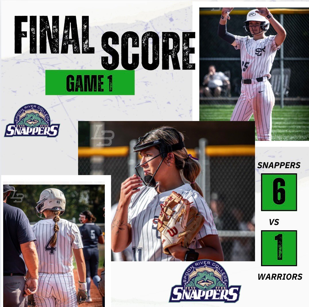 SRC_Softball's tweet photo. Snappers split with Wabash 

Home tomorrow for sophomore day at 12 🐢

#rollsnappers https://t.co/fRGcsnhy0Y