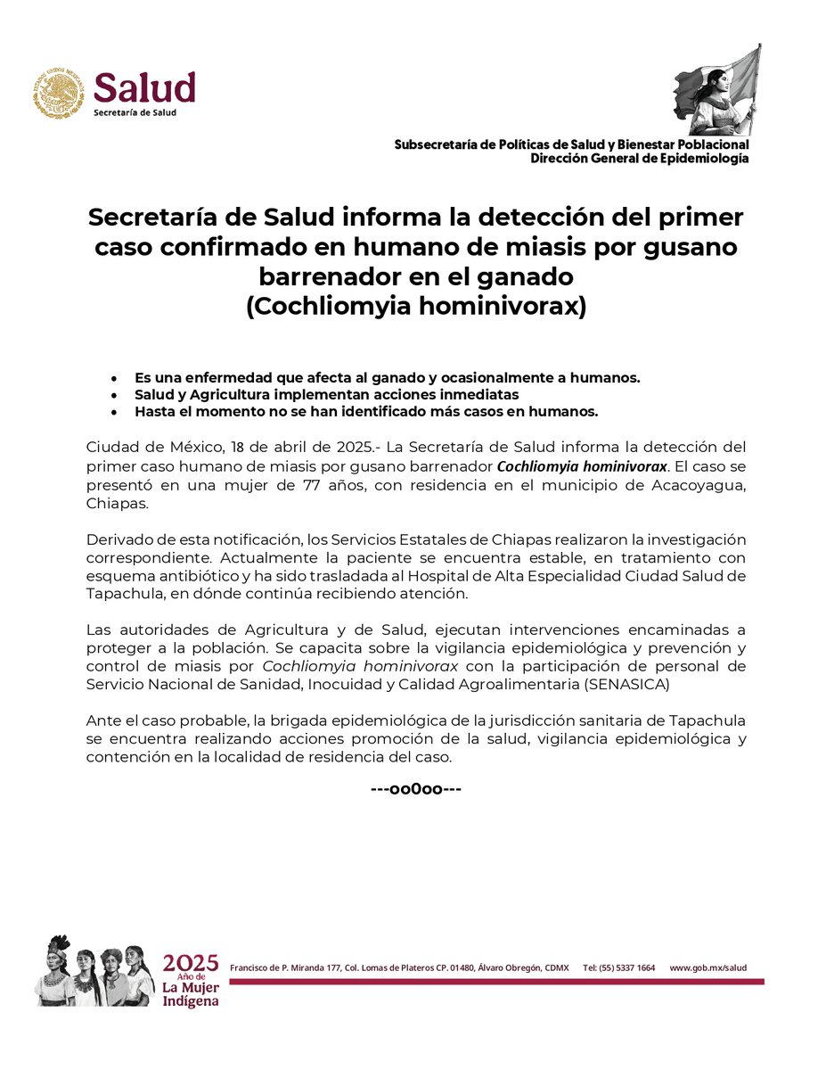 Epidemiología México tweet media