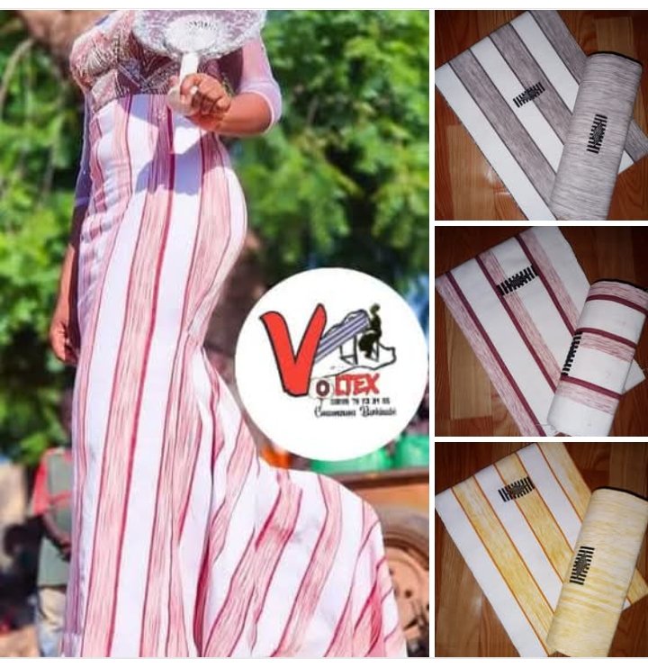 Consommons_Burk's tweet photo. https://t.co/2JWoRaOf1d 🇧🇫 Réalisés à partir de fils naturels, ils offrent une douceur incomparable et des couleurs éclatantes.
Parfaits pour confectionner des vêtements .
#BurkinaFaso #modeethique #CultureAndTradition #tissuafricain #model #ModeAfricaine #artisanat #art https://t.co/jJc8fYw68o