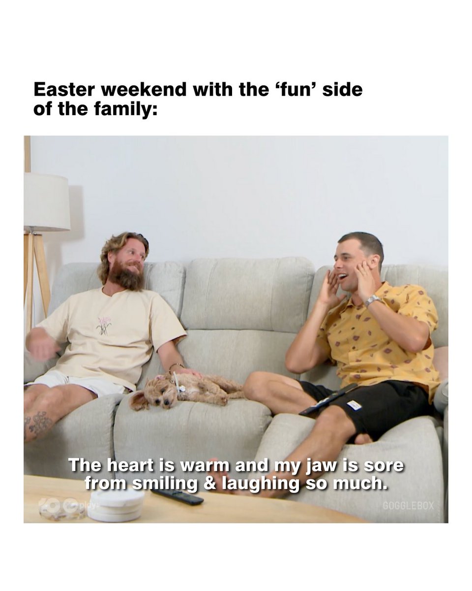 So which is it - Mum or Dad's side? 😏 

#GoggleboxAU