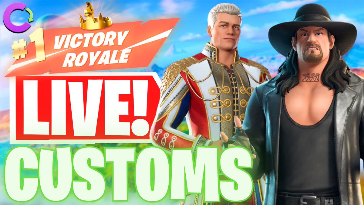 ConstantIRL's tweet photo. Happy Friday! 🥳

We are LIVE hosting Fortnite Constant Customs with viewers! 🎉 We are checking out the new Reload map today so jump in and let’s have some fun! 😎

https://t.co/WRZl7MUYhz
https://t.co/hTilQbNYPL
#Fortnite #FortniteReload #Twitch #YouTube https://t.co/Spkropeznl