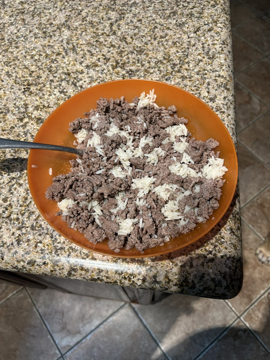 BakerBarbell's tweet photo. Imagine thinking building muscle is complicated when bowls of ground beef and rice exist. https://t.co/nOZJOkBqhS