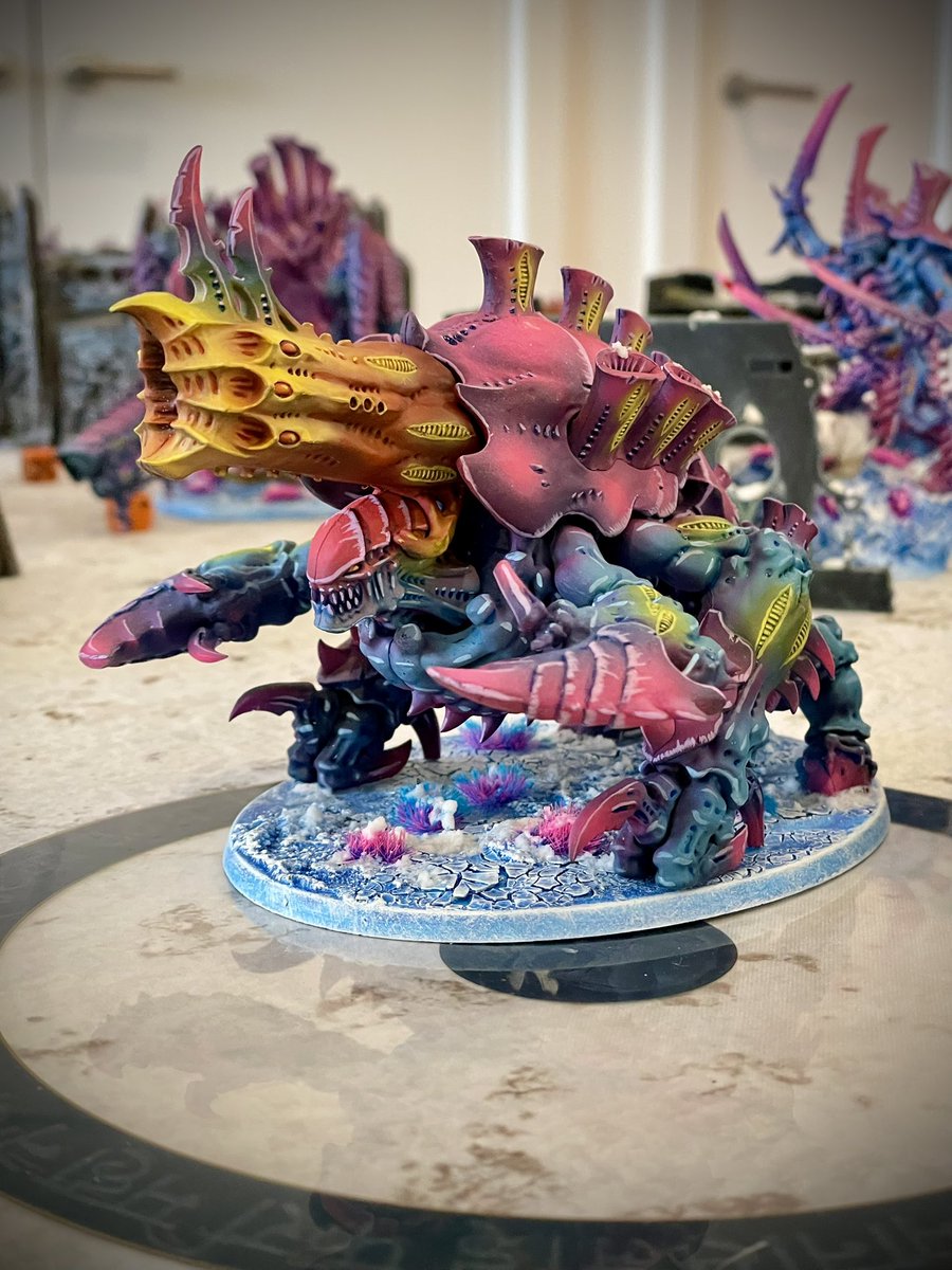 My nids take a decisive late game win! Was close right til the last round or two at a push 

#WarhammerCommunity