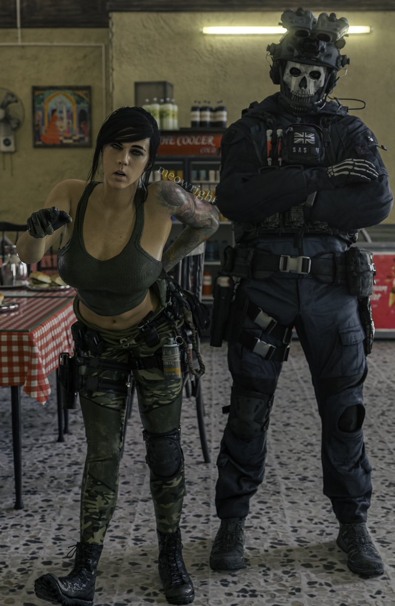 meoowright's tweet image. "um, sorry, but he wanted a happy meal with a creeper"
#Mara #Ghost #CallofDuty