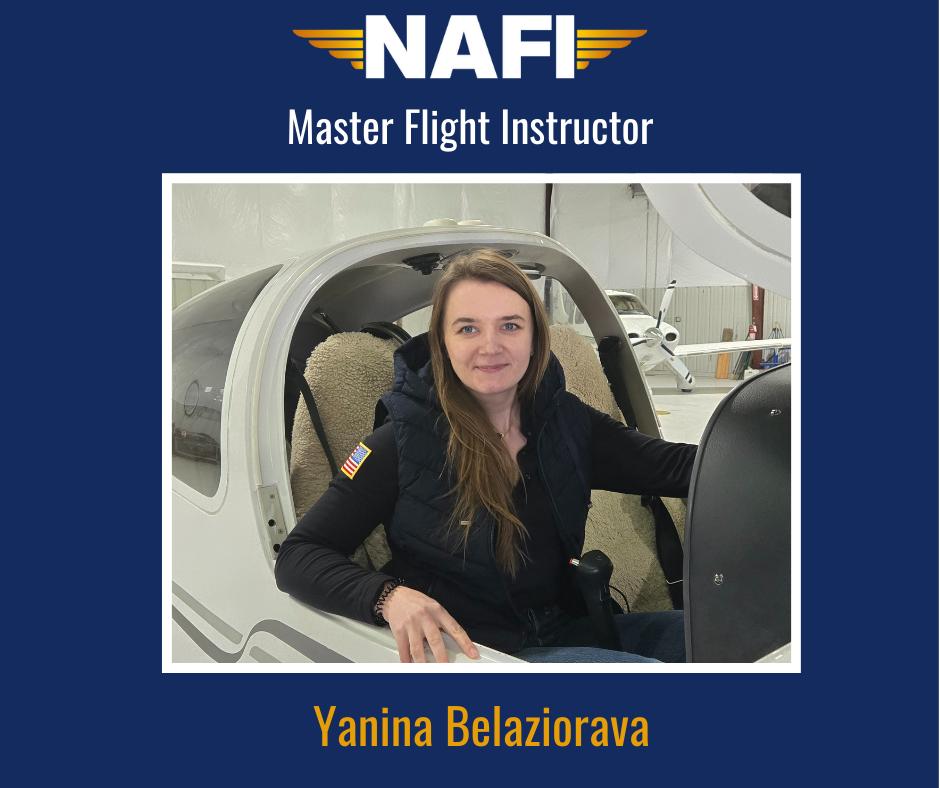 NAFIInstructors's tweet photo. We are proud to announce that NAFI member Yanina Belaziorava has earned accreditation as a NAFI Master Flight Instructor!
-
#NAFI #CFI #Aviation #Pilot #FlightInstructor #AviationExcellence #PilotTraining #AviationEducation #AviationTraining #AviationAward #MasterInstructor https://t.co/IC7XQF1k6N