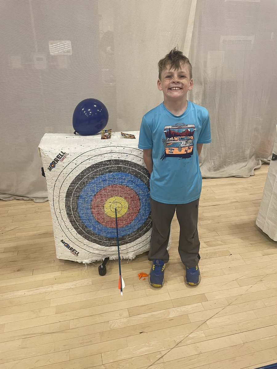 NatcherElem's tweet photo. Last round of archery club for the season! We honored our 6th graders with a Natcher Arrow. (1 of 2) https://t.co/OJeujKJaKh
