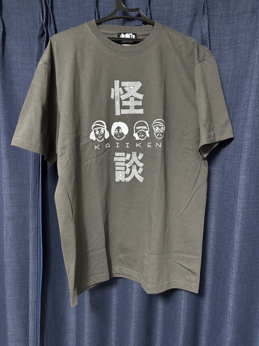 今日の仙台から怪異研newTシャツ発売です！ 怪談紋様と田中俊行さん