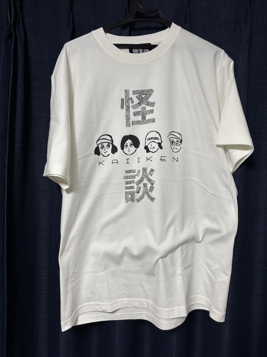 今日の仙台から怪異研newTシャツ発売です！ 怪談紋様と田中俊行さん