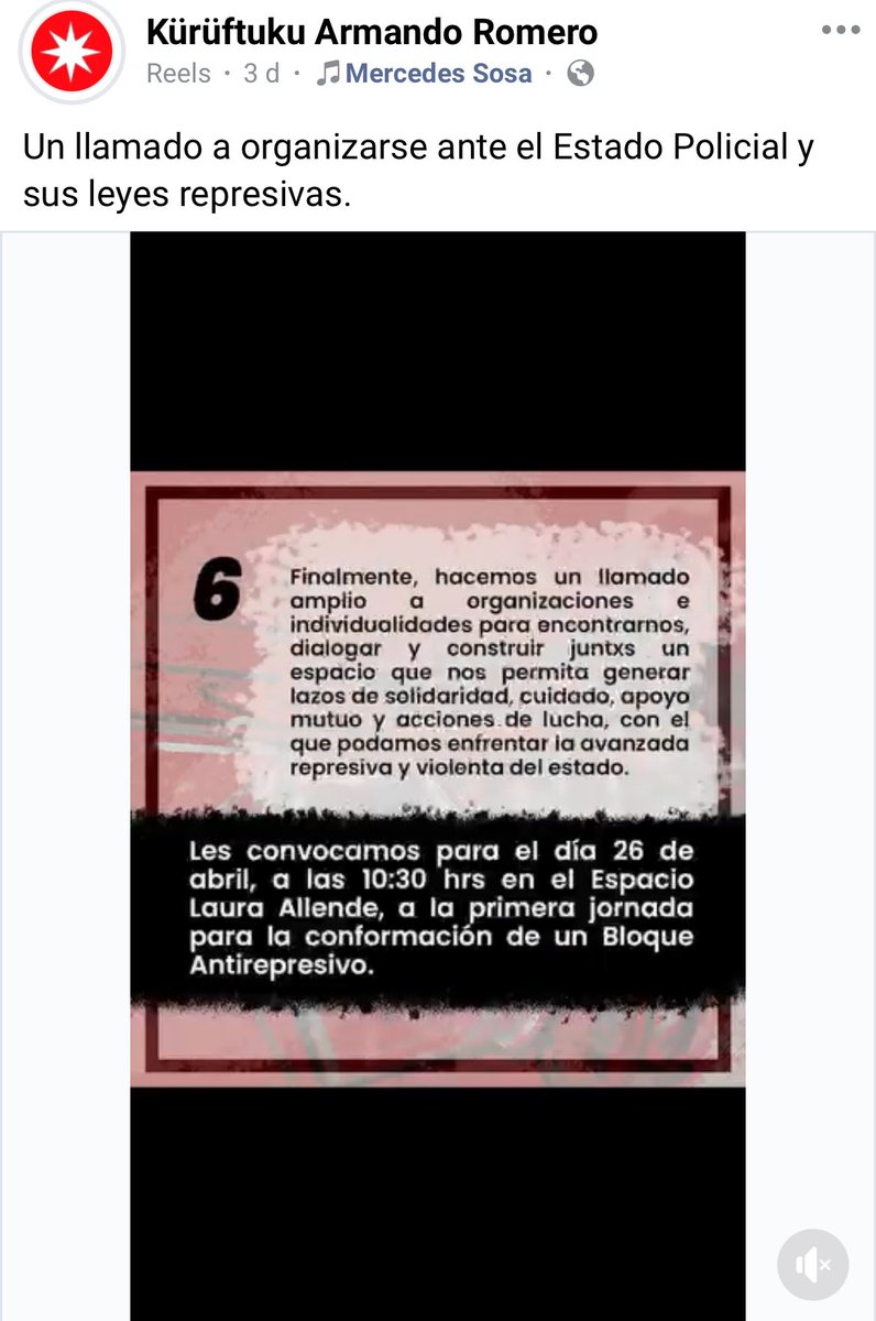 007Artemisa's tweet photo. El organizador de las Funas al @ClaudioCrespoG es Armado Romero del MIR. Asociado Cuba🇨🇺 Además, hace un llamado a organizarse contra la fuerza policial @Carabdechile . Está ligado a Perros Negros donde aparece el comunista Hugo Gutiérrez (publicación que borraron del 16/4) https://t.co/GAc2UKZtXV