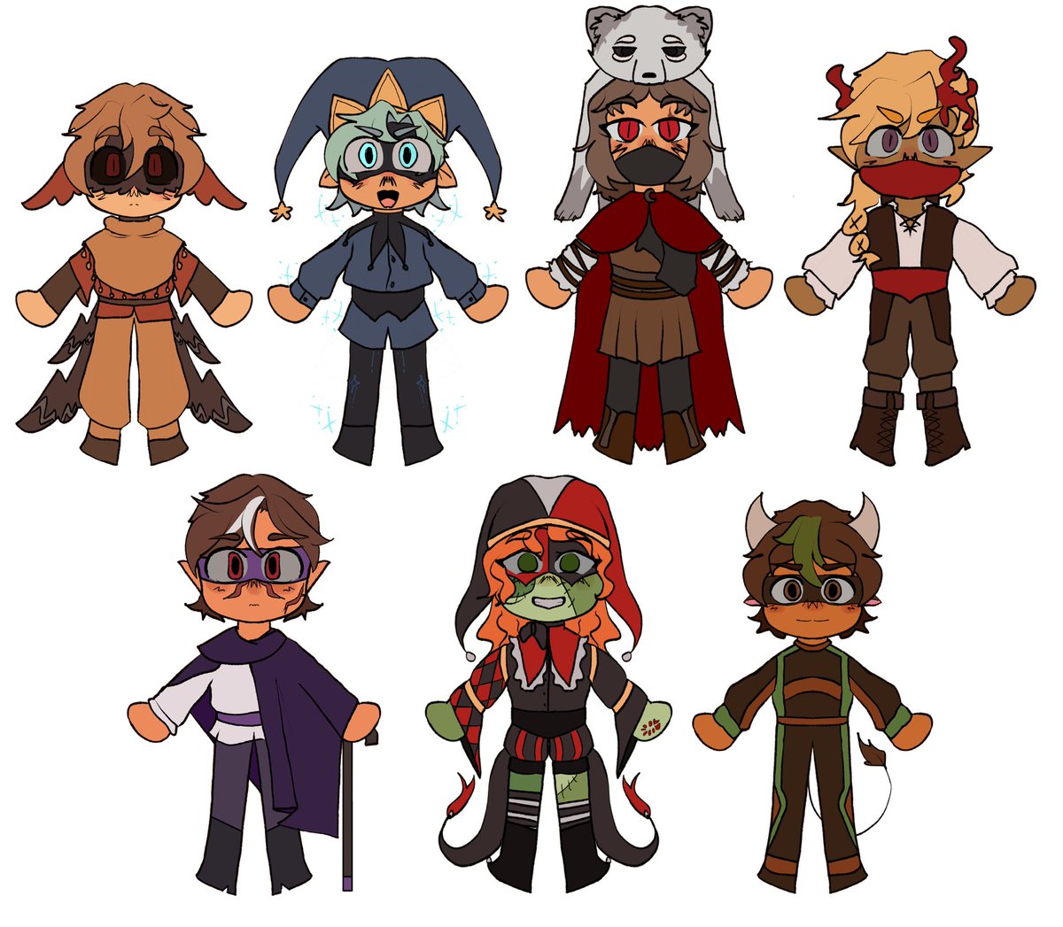_spectre_14's tweet photo. Life series winners villain au! Got too sick to draw them all but I might draw them at a later date #traffictwt #grian #scottsmajor #pearlescentmoon #inthelittlewood #goodtimewithscar #zombiecleo #smallishbean https://t.co/xbd6I8sx7i