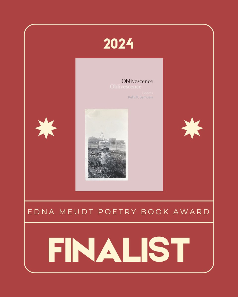 RedSweaterPress's tweet photo. OBLIVESCENCE was shortlisted for the 2024 Edna Meudt Poetry Book Award, administered by the Arts &amp; Literature Laboratory and given to the best book of poems published by a Wisconsin writer in the contest year. Congratulations, Kelly! https://t.co/bk5ADF8J74