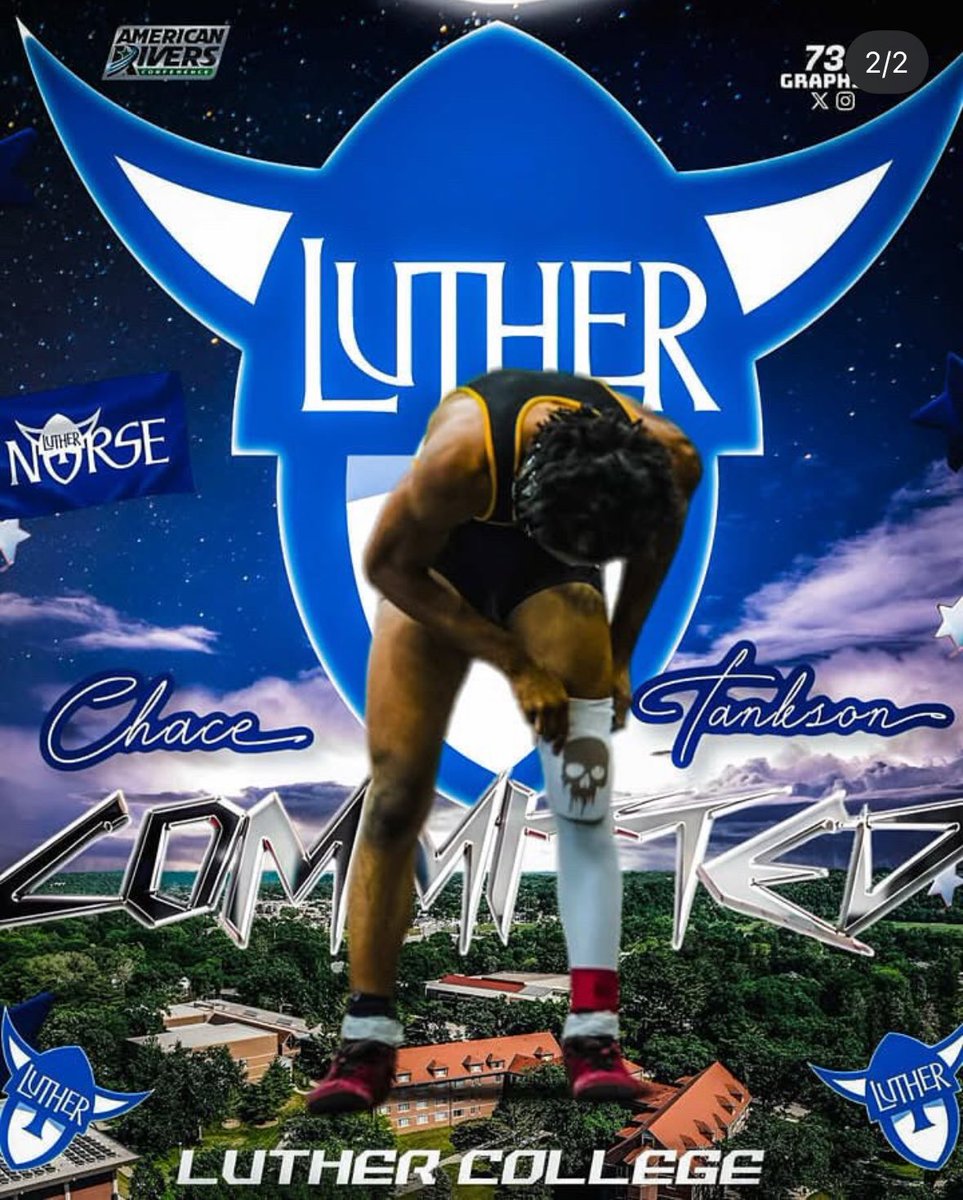 🎉🖤💛🤼 CONGRATS CHACE!! 🤼💛🖤🎉
Chace Tankson signed to Luther College to further his academic and wrestling career! We’re proud of you!!
#CelebrateMarian #CollegeSigningDay