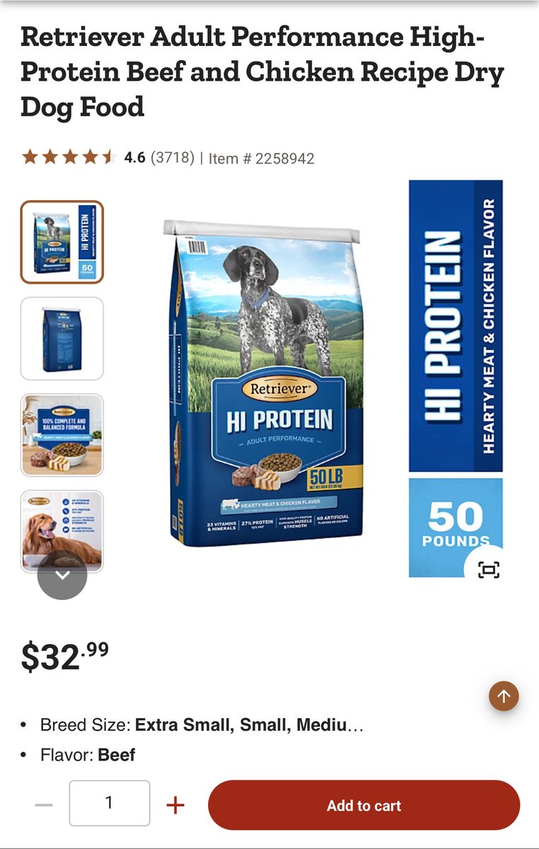 FrustrationU's tweet photo. ‼️ DOG OWNERS ‼️
We just found mold in Retriever Adult Performance dog food from Tractor Supply.
Do NOT feed this to your dogs — it’s unsafe.
Check your bags and share this post to warn others. @TractorSupply 
#DogFoodWarning #RetrieverDogFood #PetSafety #TSC https://t.co/Hz5v4WtBjK