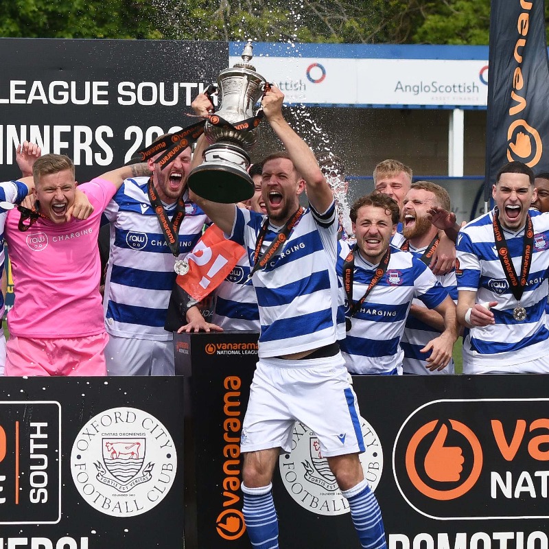 OxCityFC's tweet photo. After ten unforgettable years, Reece Fleet will depart Oxford City at the end of the season.

Playing over 400 games and captaining the club through the most successful period in our 140+ year history, Reece will leave us a legend.

Thank you for everything, Fleety.

#OCFC