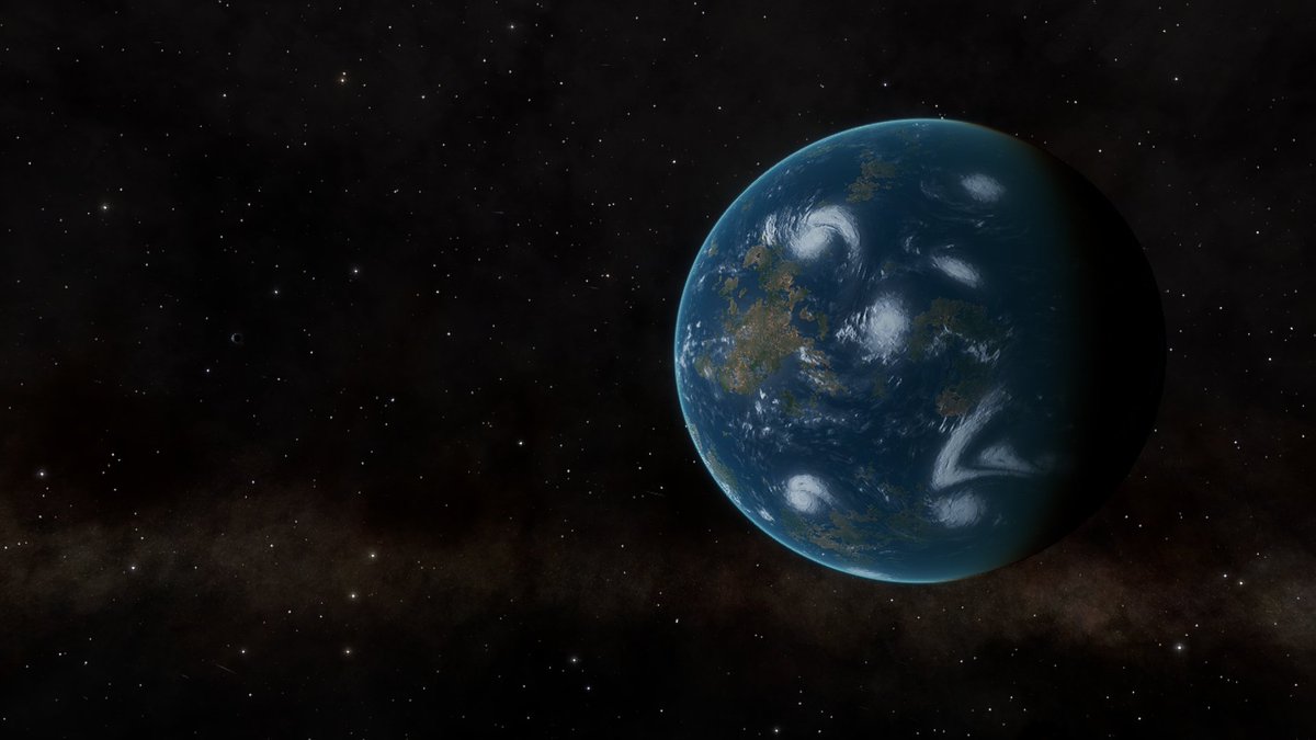 WillofRivia's tweet photo. My 2nd Earthlike. EESHOLT HJ-F D12-1122 A 8. In the same orbit as a Water world. It shall be henceforth known as New Redania! #elitedangerous #spacephotography #spacesim #earthlike https://t.co/IVp1yDJj8V