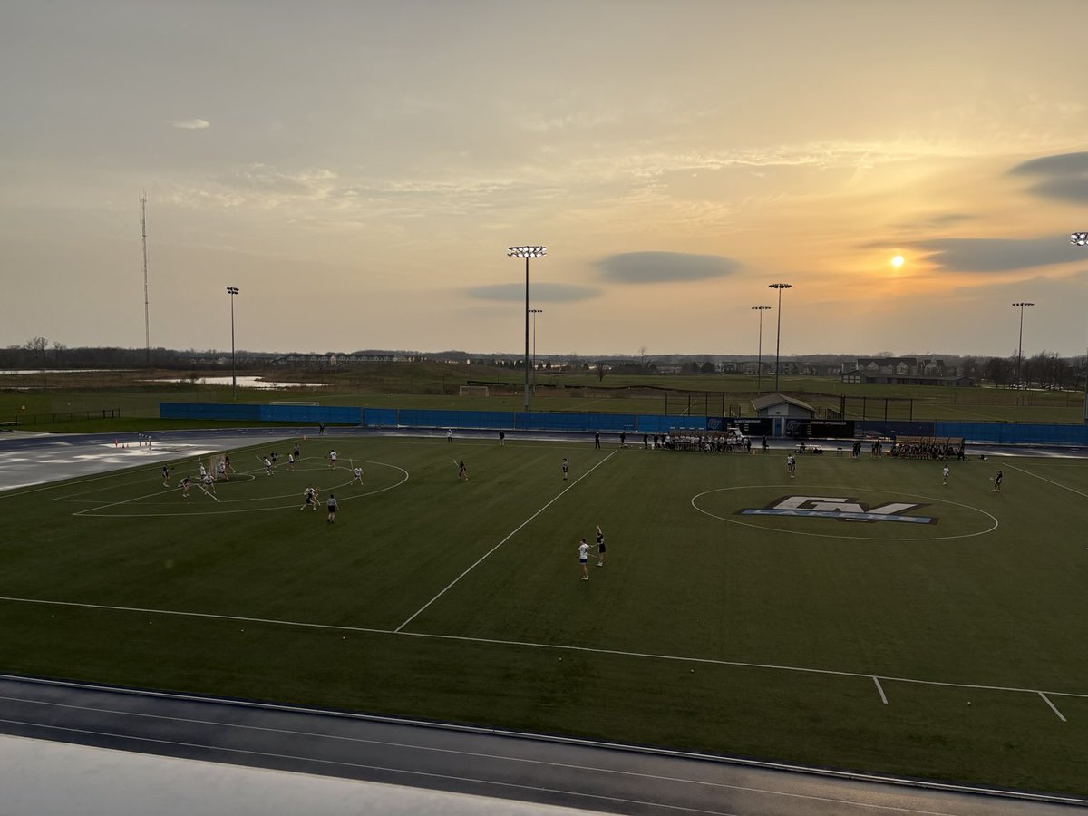 After some lightning delays, we’re playing some lax!
