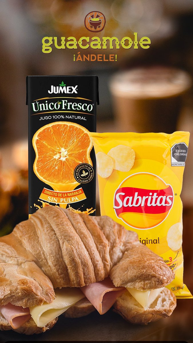 ¿Te encuentras en <a href="/AeropuertodeTam/">Aeropuerto de Tampico</a> ? Visita Guacamole ¡Ándele!  en Sala de Última Espera y pide el combo Lunch a solo $297 en un horario de 6am a 7am.