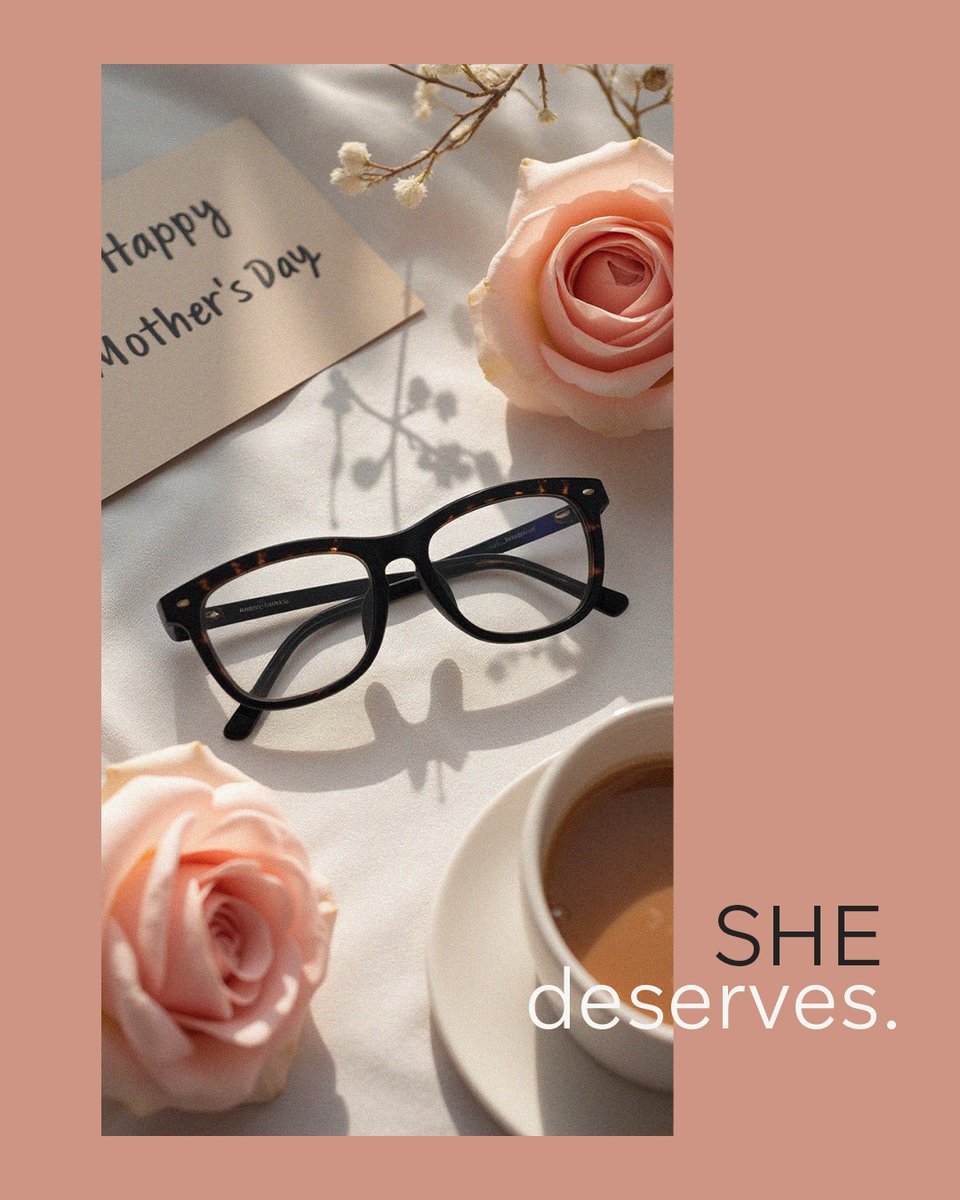 1001Optometry's tweet photo. A gift she’ll love — and actually use. 💝
Our Bliss glasses are the perfect pick this Mother’s Day:
✨ Timeless design
🛡️ Blue-light protection
❄️ Comfort and care she’ll appreciate all winter long.

Because she deserves style, function, and a little extra love. 💐 https://t.co/BYvII5JX3I