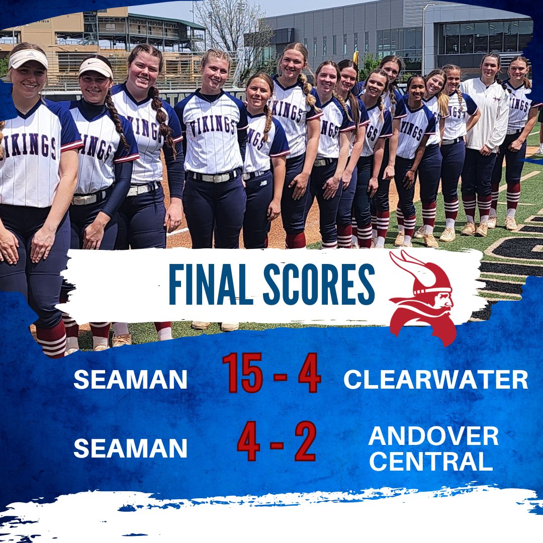 Seaman Softball (@ladyvikeshssb) on Twitter photo We are coming home with 2 more Viking WINS! A successful trip to Wichita! <a href="/UnitedKSConf/">UKC</a> <a href="/peterson_rick/">Rick Peterson</a> <a href="/SeamanAthletics/">Seaman Athletics</a> <a href="/SeamanSchools/">Seaman USD 345</a> <a href="/TopsportsN/">TopSports.news</a> <a href="/SeamanAthletic/">Seaman Booster Club</a> We are coming home with 2 more Viking WINS! A successful trip to Wichita! <a href="/UnitedKSConf/">UKC</a> <a href="/peterson_rick/">Rick Peterson</a> <a href="/SeamanAthletics/">Seaman Athletics</a> <a href="/SeamanSchools/">Seaman USD 345</a> <a href="/TopsportsN/">TopSports.news</a> <a href="/SeamanAthletic/">Seaman Booster Club</a>