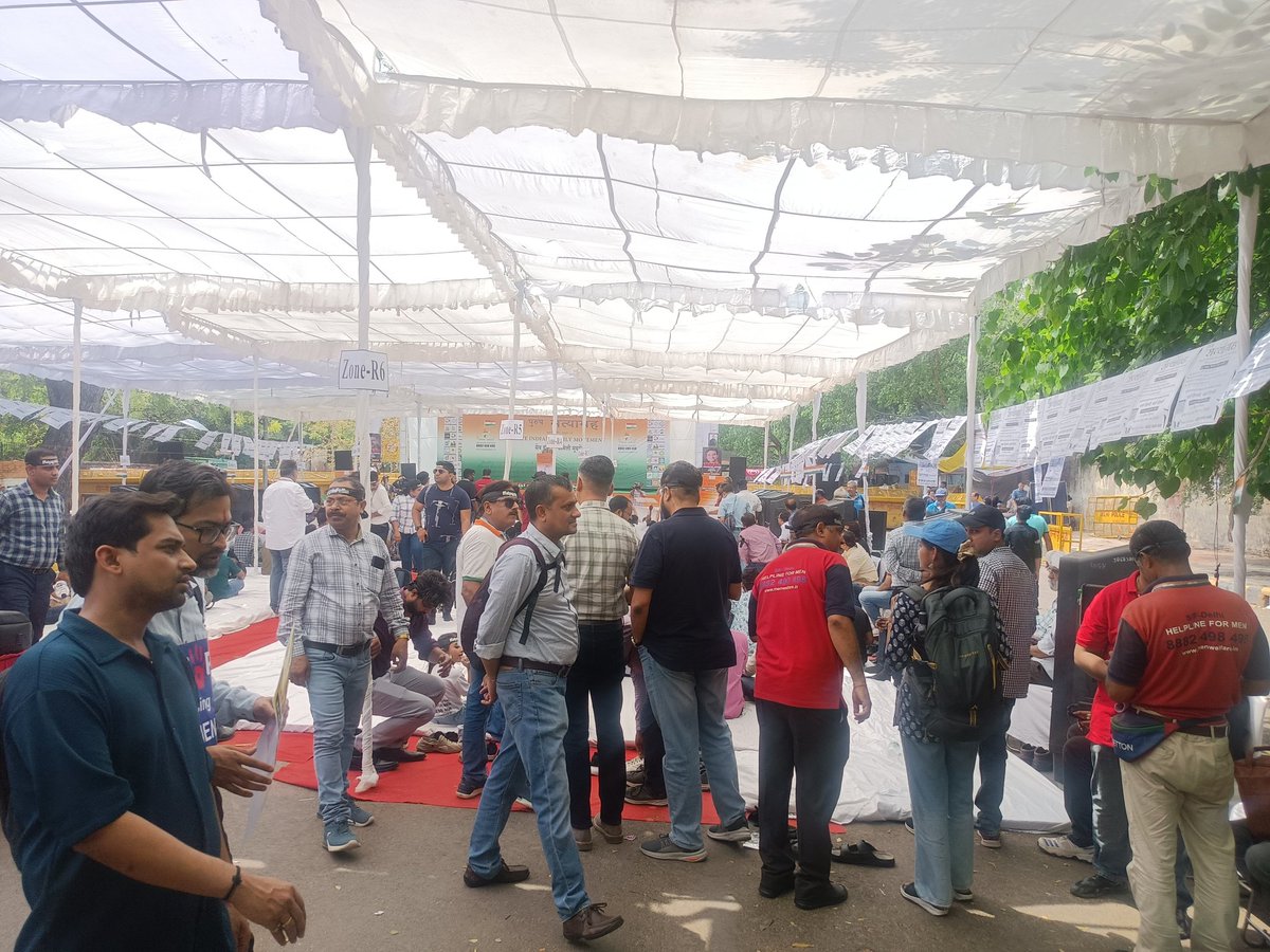 #SatyagrahaForMen  at Jantar Mantar , Delhi