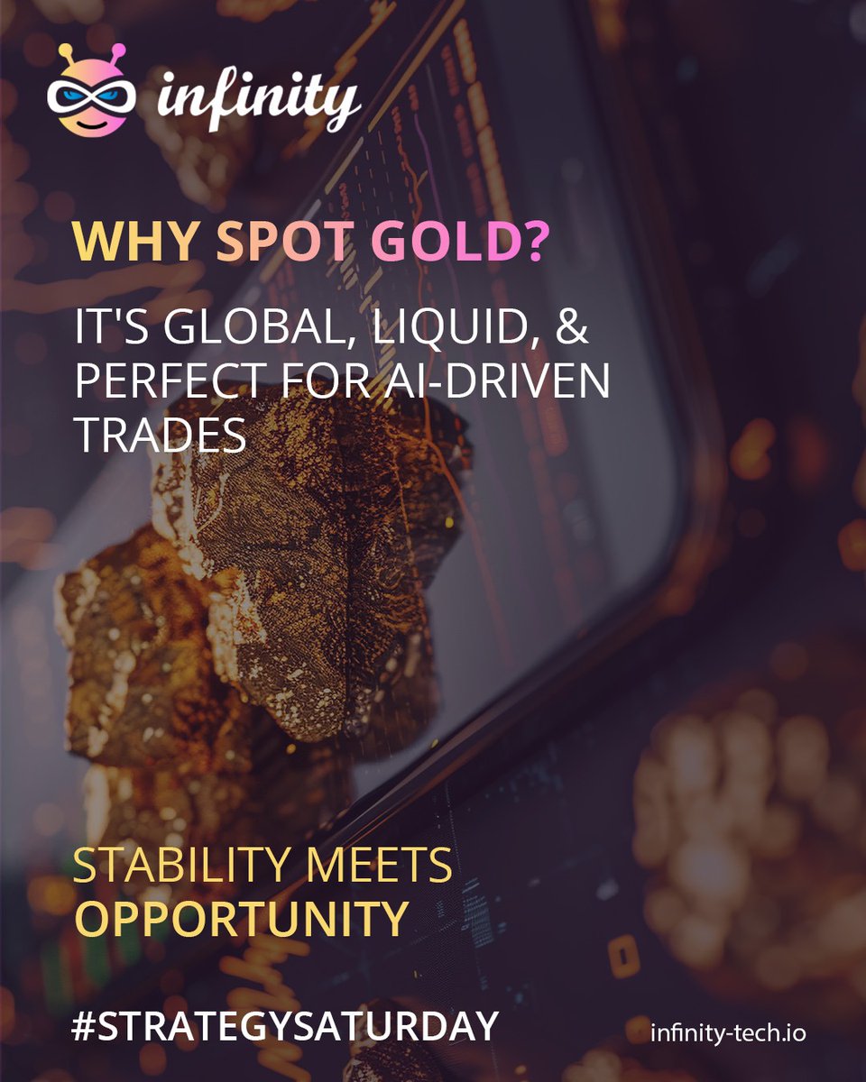 infinityaibot's tweet image. 📚 Strategy Saturday
🥇 Why only Spot Gold?
Because trends speak louder than hype.
🔁 Gold is ancient. Our tech is futuristic.
Together? Unstoppable.
.
.
.
.
#StrategySaturday #GoldLogic #infinitytech #AIautotrading