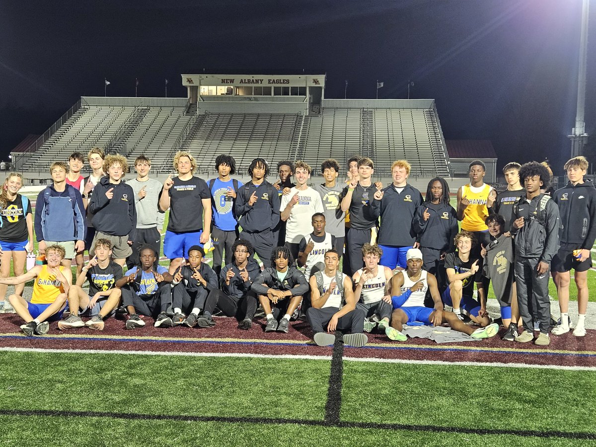 Lincoln_TF's tweet photo. The Lions are 2025 New Albany Eagles Invite Champions 🏆 

Full Results: https://t.co/QDNQC7wqwG
@GLHS_Athletics https://t.co/0YznVE9WRg