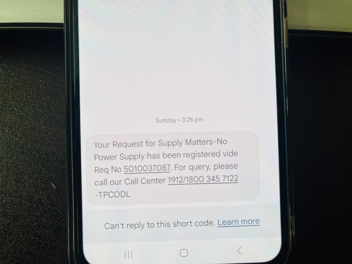 dk_itsd's tweet photo. @TPCentralOdisha 
@EnergyOdisha 
Consumer no - 80031718762
Rasulgarh BED
On 13/04/2025 I create a complain for no power supply through TPCODL MITRA AAP. After that many call to customer service centre but till now my complain was not resolved. What a service by #TATA https://t.co/acM4JuaNW1