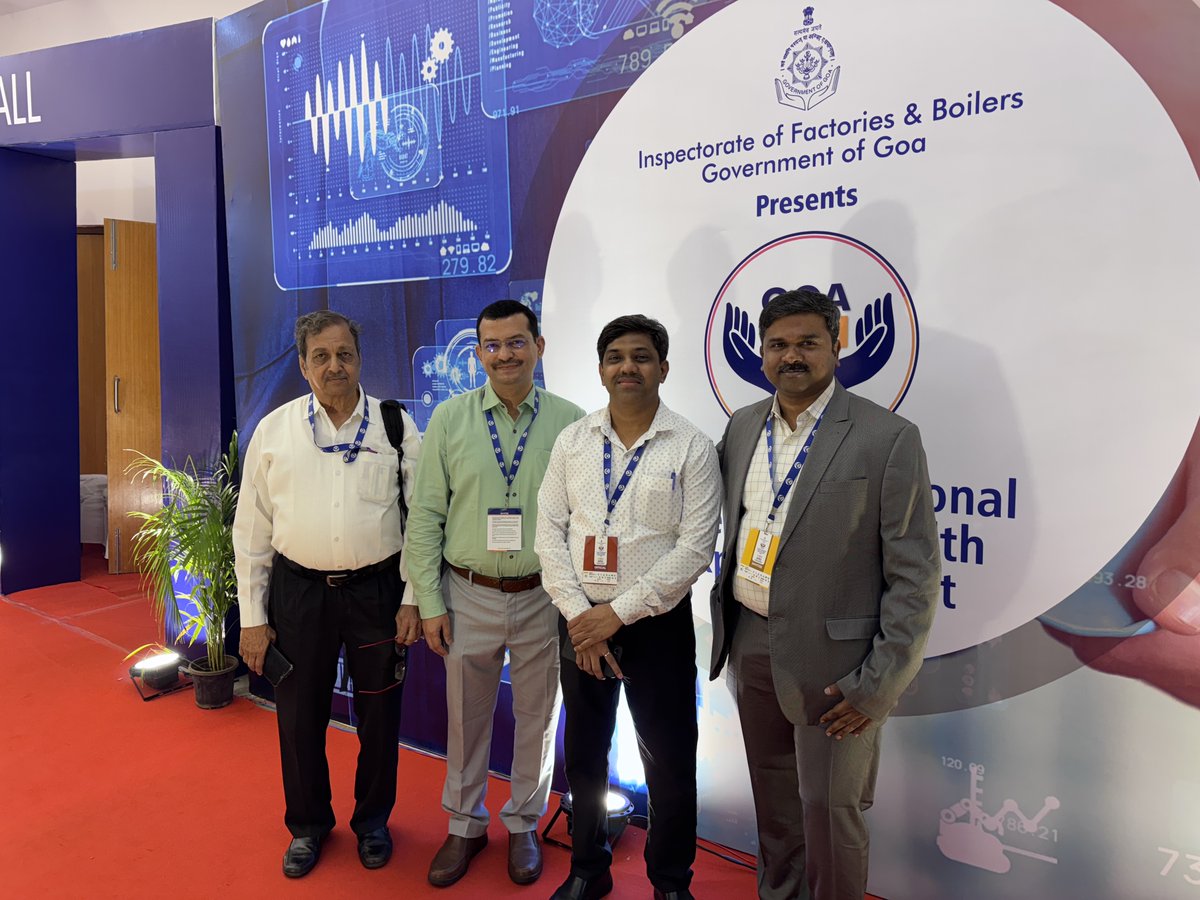 TeamtechEHS's tweet photo. 📢 Proud Moment for TeamTech EHS!

Check out this update featuring our Managing Director, Mr. Dipil, presenting at the prestigious OSH Goa Expo &amp; Conference 2025. A powerful showcase of insights, innovation, and collaboration in the field of Occupational Safety &amp; Health. 🌍🦺 https://t.co/icUYC0QLwY
