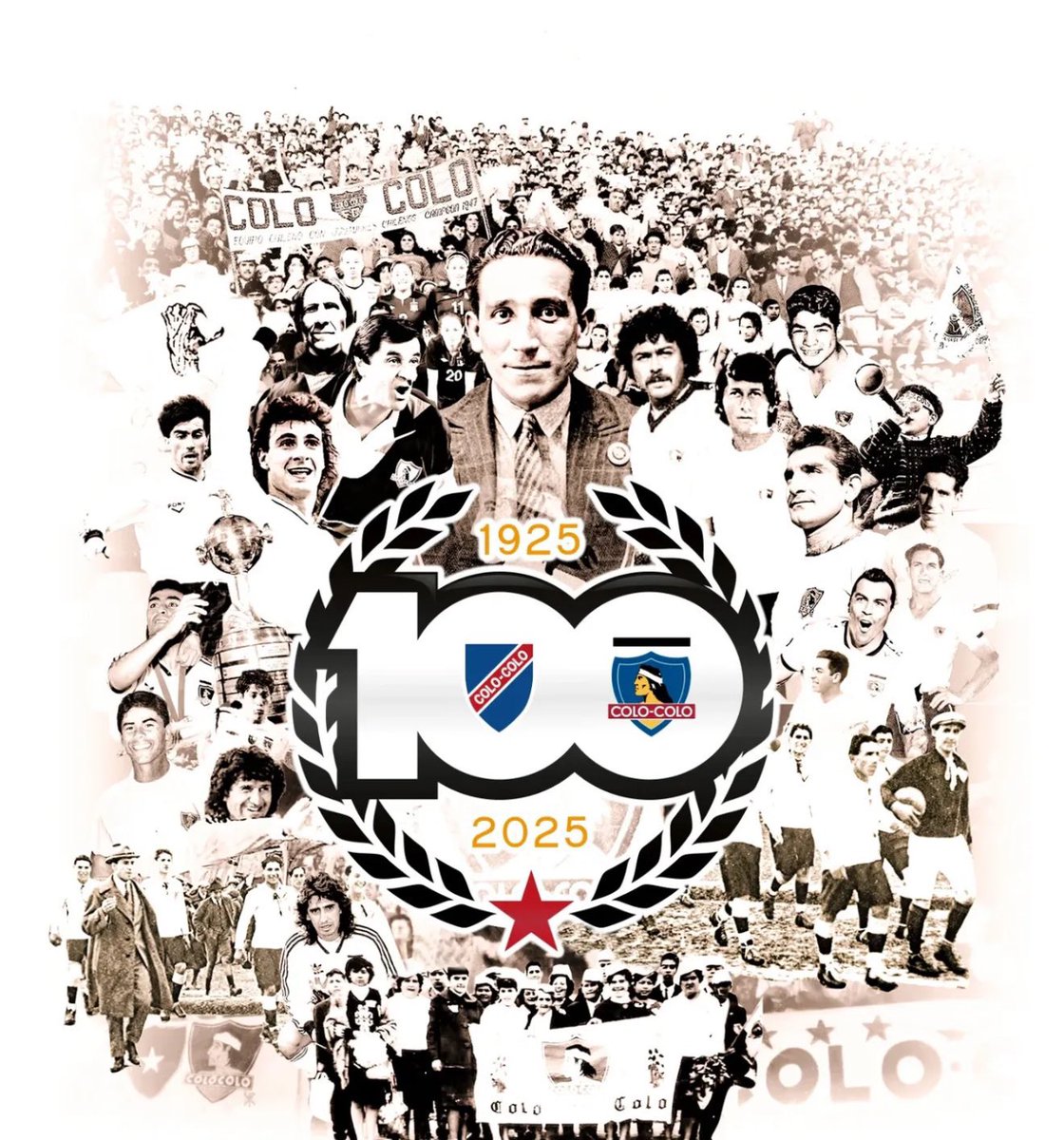 Feliz Aniversario Colo-Colo querido, 100 años de gloria! 🏁🤟