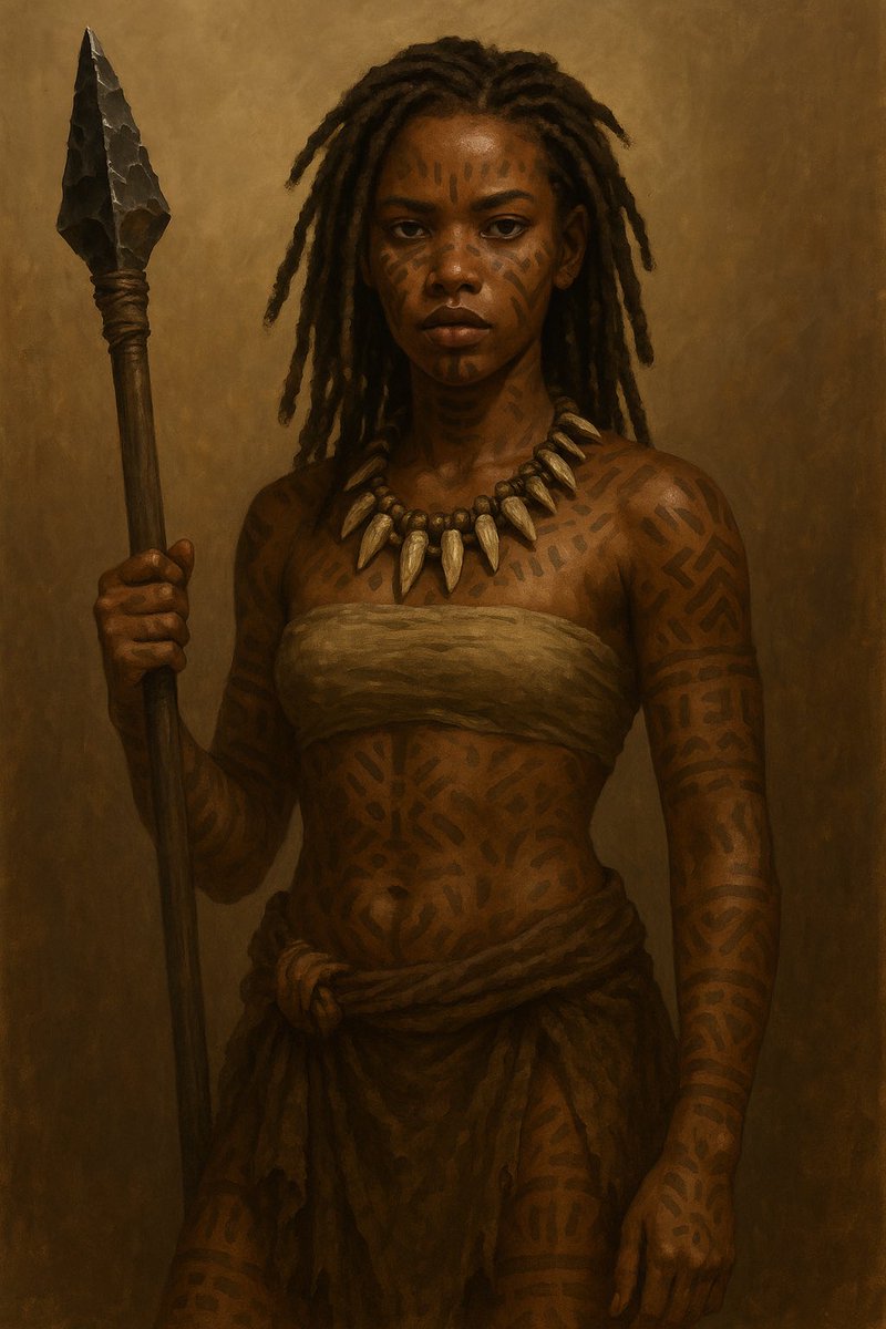 JacekofUrik's tweet photo. Crossed paths with Zuneya, a young hunter from Gulg that was preying on a dune reapers nest or so she claimed before darting into the blighted sands.
#DarkSun #ai #artwork https://t.co/vcx9Qfsh2M