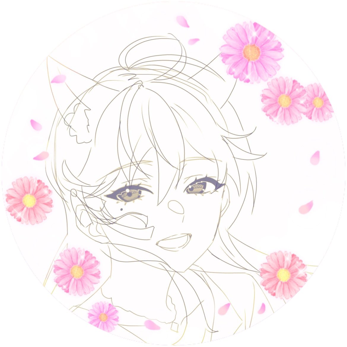 描いてます今度こそ完成させるぞ〜！！💪
