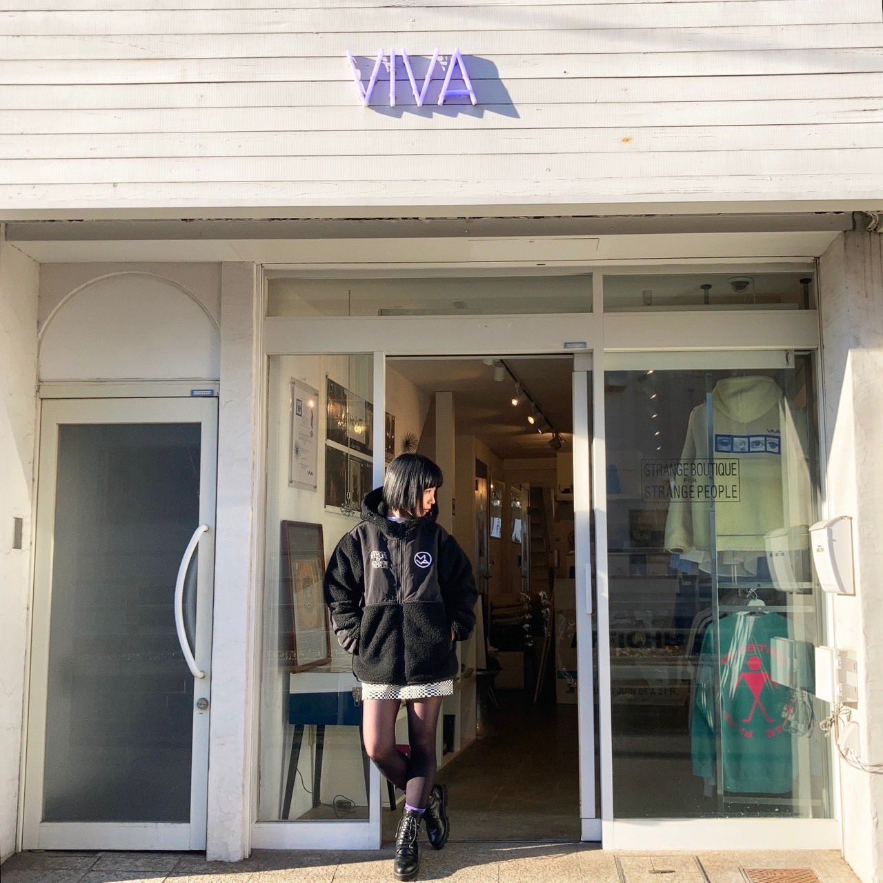 viva strange boutique スウェット 藤原ヒロシ - メルカリ