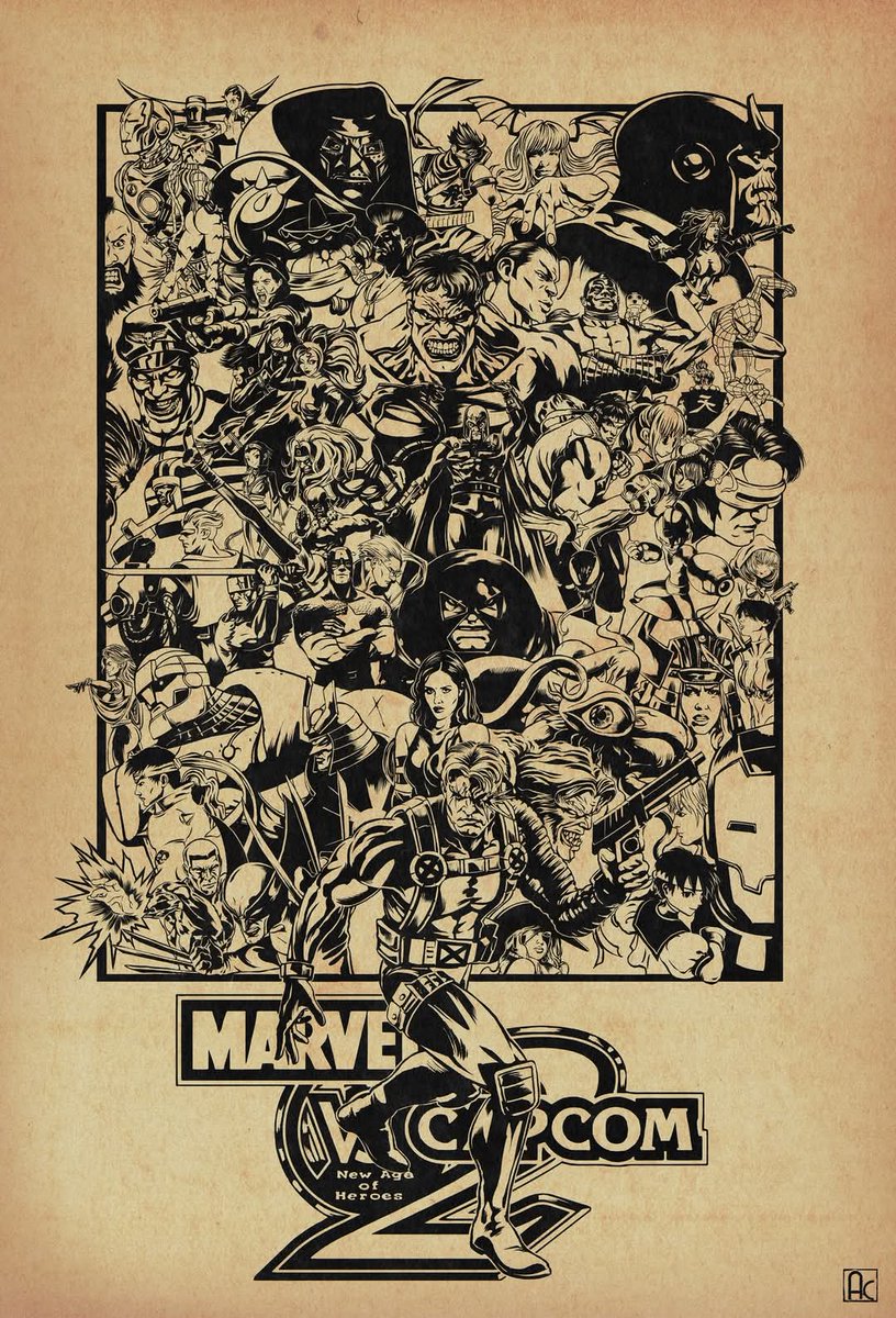 RPHutch1975's tweet image. Morning Shxitter 

Marvel vs. Capcom 2: New Age of Heroes

11954px x 17584px

traditional x digital

Art by Ariel Jesus Colon 

#marvelvscapcom2 #fuckai