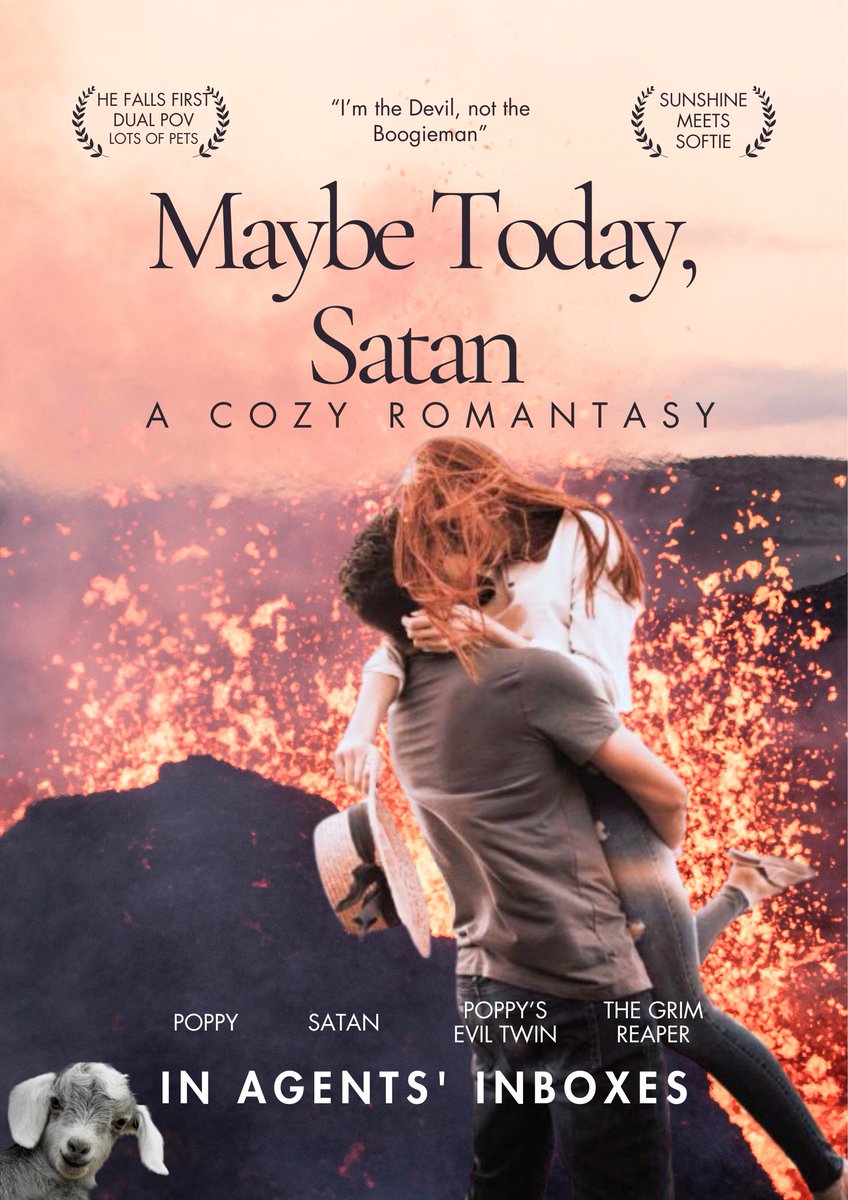 "Isn't scaring me your job?"
"I'm the Devil, not the Boogie man, Sweetheart."

#posterpit #posterpitq #romantasy