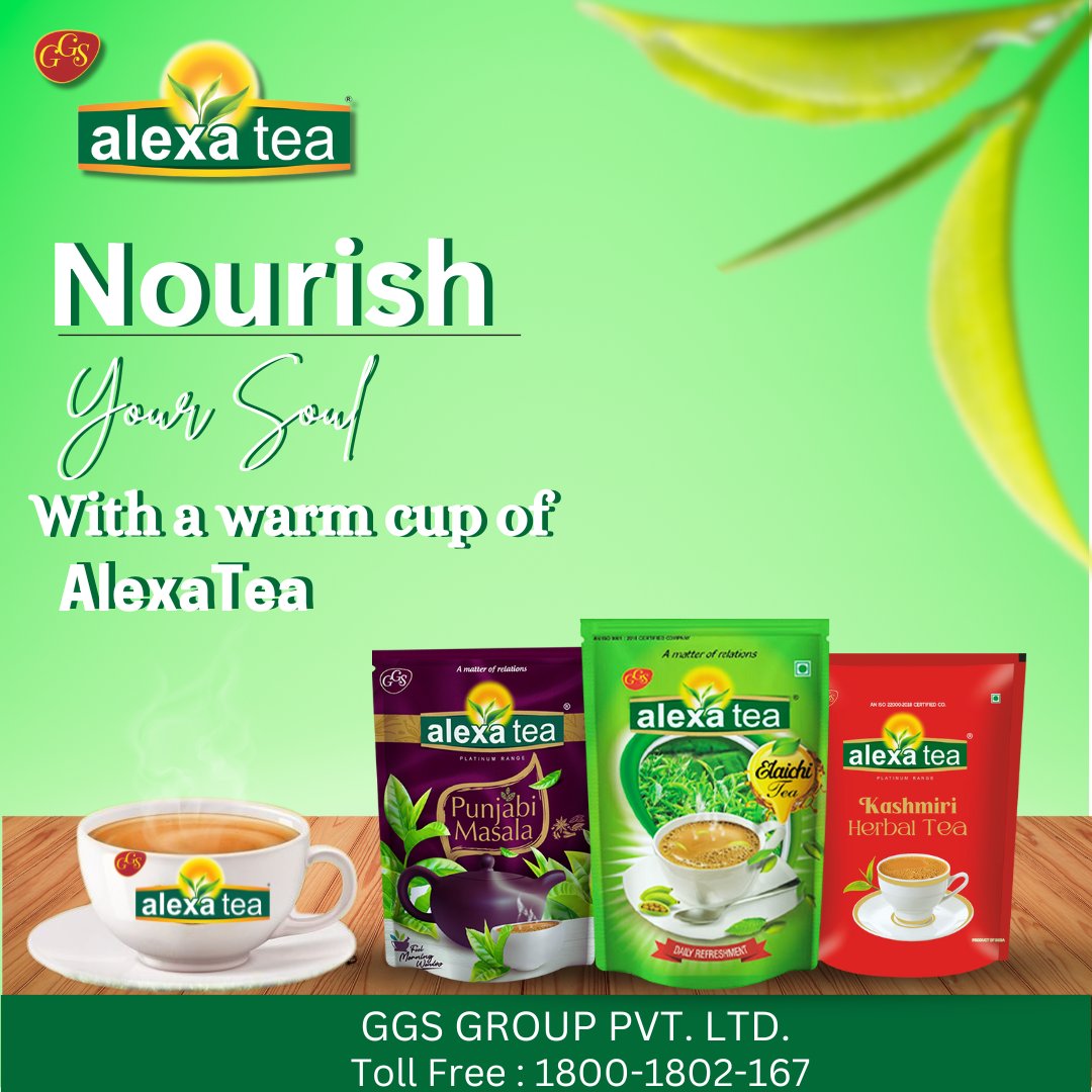 "A cup of tea is an excuse to share great thoughts with great minds."

#AlexaTea #SipWithDelight #FlowersOfChai #royaltea #elaichitea #AlexaChaiMagic #KadakChaiExperience #TeaLoversUnite #teatime #Specialtea #healthylife #naturalteas #chailovers☕️❤️